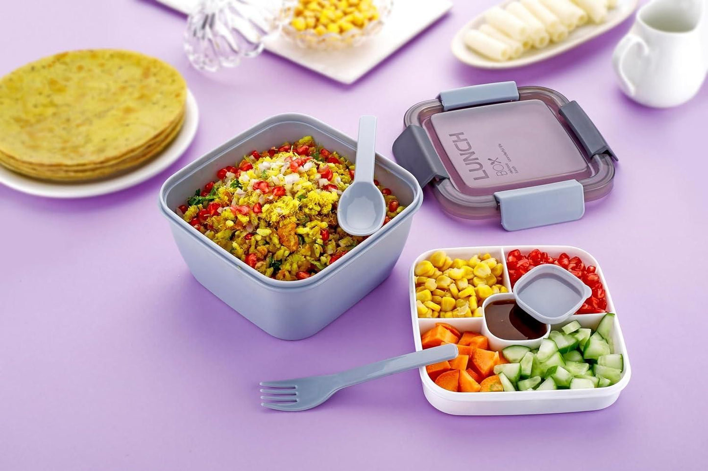 Tight Modular Plastic Storage Container Lunch Box